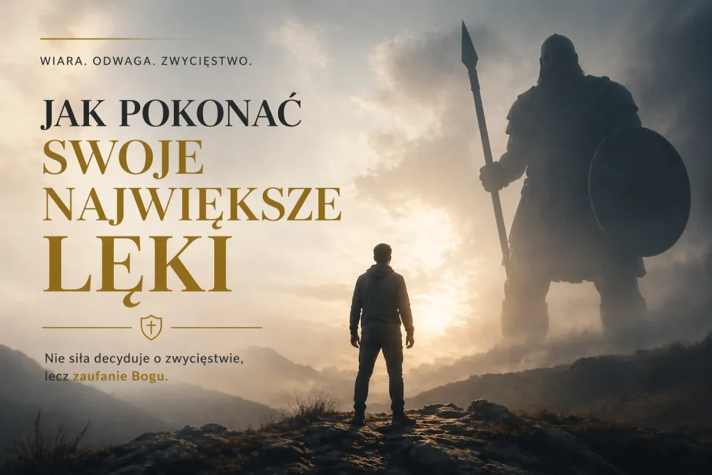 Jak pokonać swoje największe lęki dzięki - wierze – symboliczna postać - Twój Goliat czeka na ciebie