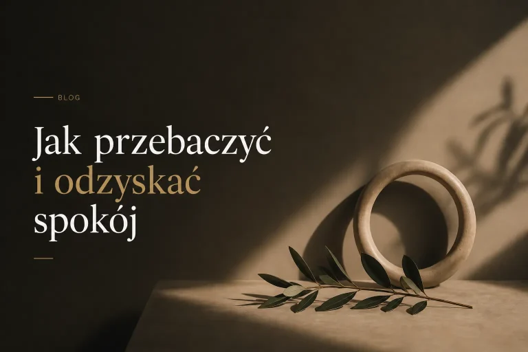 Jak przebaczyć i odzyskać spokój – minimalistyczna grafika blogowa o przebaczeniu i wewnętrznym pokoju